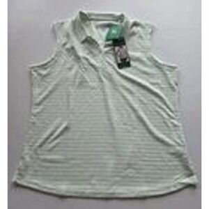 Pebble Beach Womens Sleeveless Polo Shirt Mint Green Golf Top 1890511 NEW